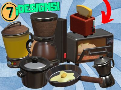 Kitchen Miniatures Pack