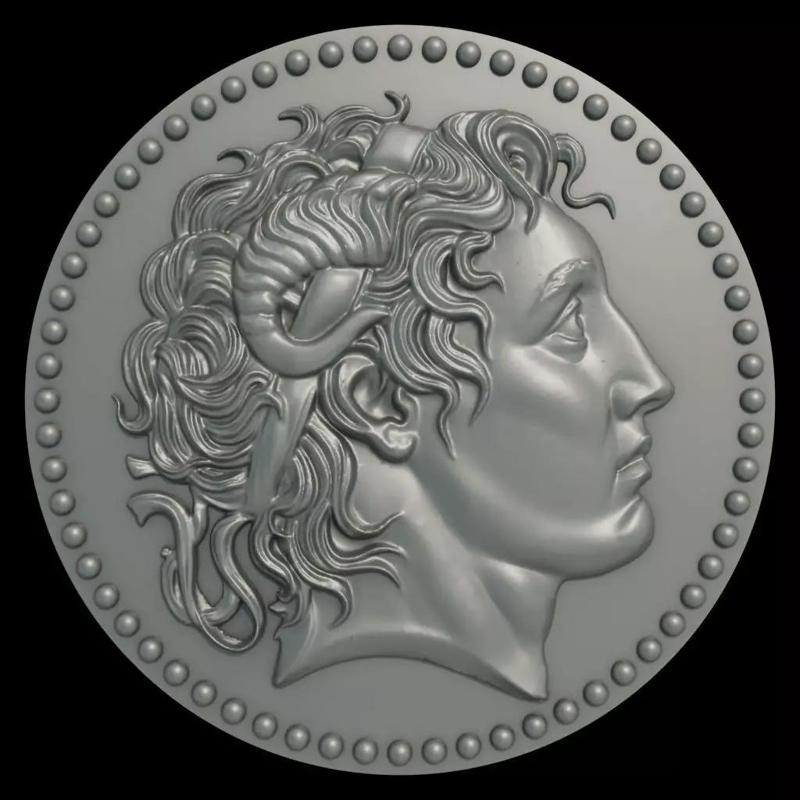 Alexander the Great Ammon Medallion