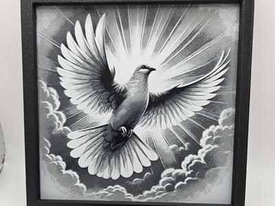 DOVE IN FLIGHT