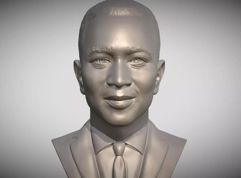 John Legend bust 3D printing ready stl obj formats