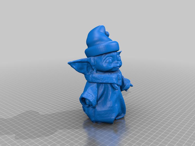 Baby Yoda Claus Tree Topper