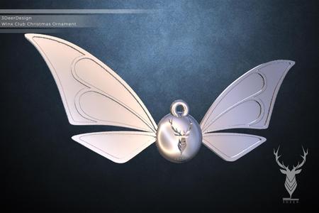 Winx Club Bloom Wings Christmas Ornament