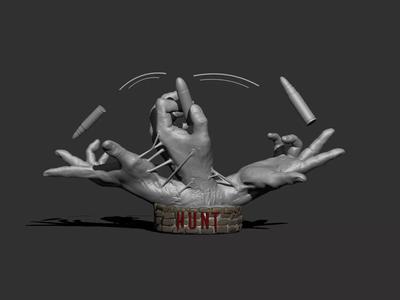 Hunt Showdown Trait Fast Fingers Fanart 3D Print Model