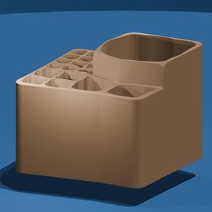 Abstract Multi-Diameter Brush Holder