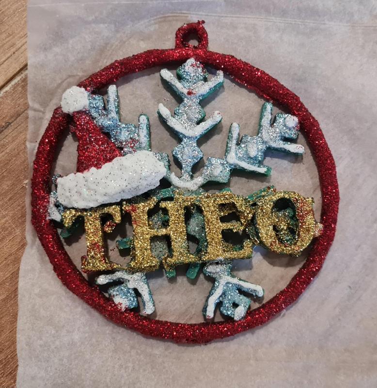 Theo Christmas ornament