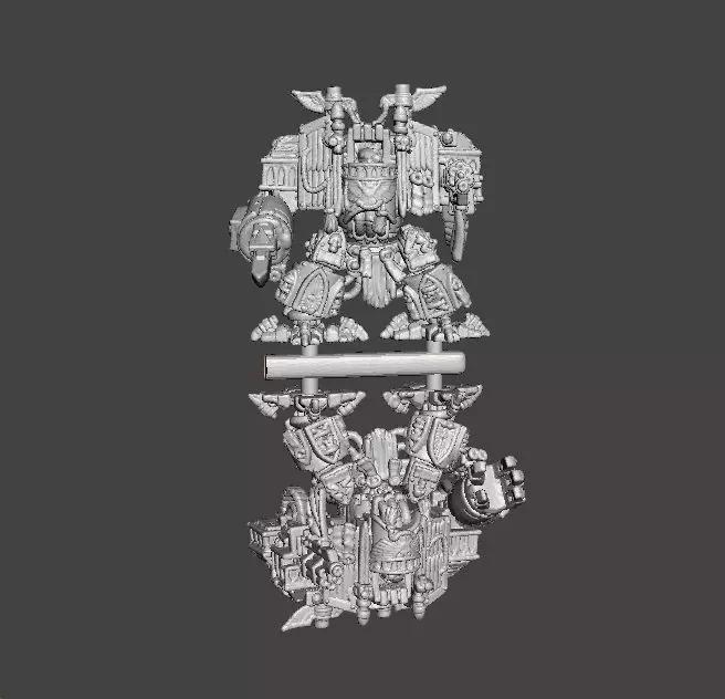 6MM SCALE VENERATED WALKING TOMBS MINIATURE MODELS SCIFI GAMES