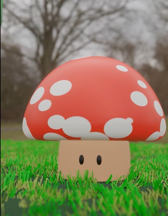 hongo mario-mario mushroom