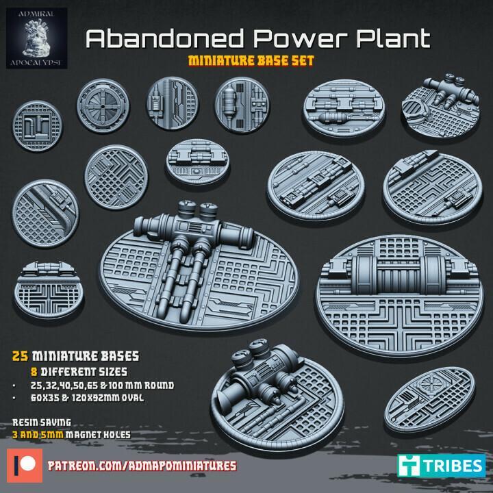 Abandoned Power Plant Base Set (Pre-supported)