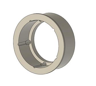 Kyosho Scorpion - Rear wheel inner beadlock