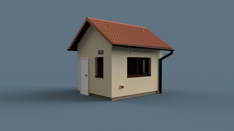 Weighbridge Gmünd House 1:87 HO