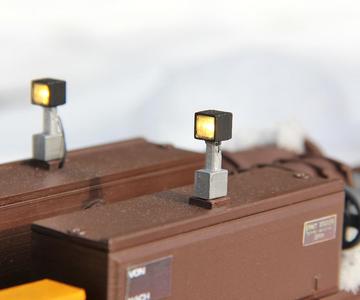 Lamps for RhB track plow