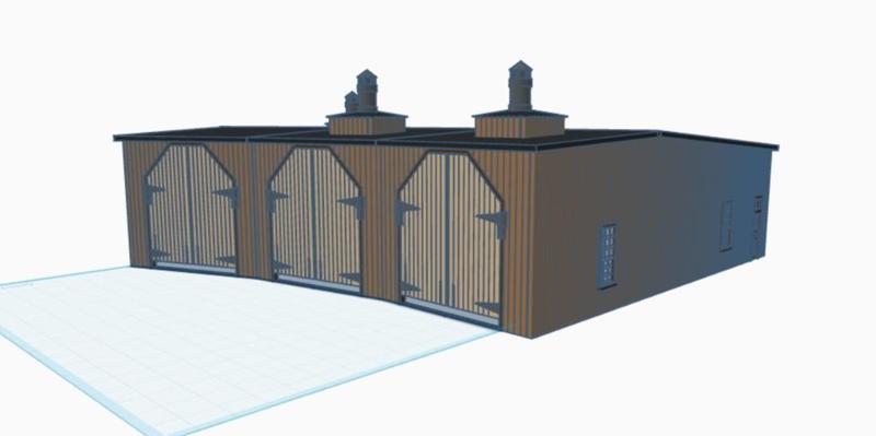 Williams Bay Roundhouse (HO SCALE)