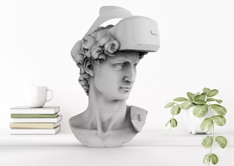 Michelangelos David in VR