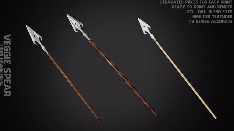 Hazbin Hotel Vaggie Spear for Cosplay