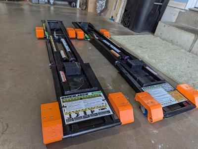 QuickJack 5000 series wheel brackets