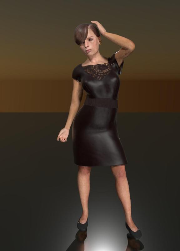 Casual young girl H0