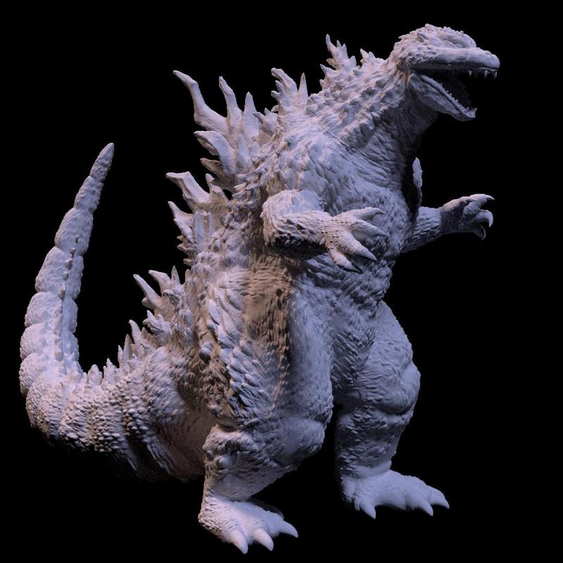 Godzilla 2000 3 pieces