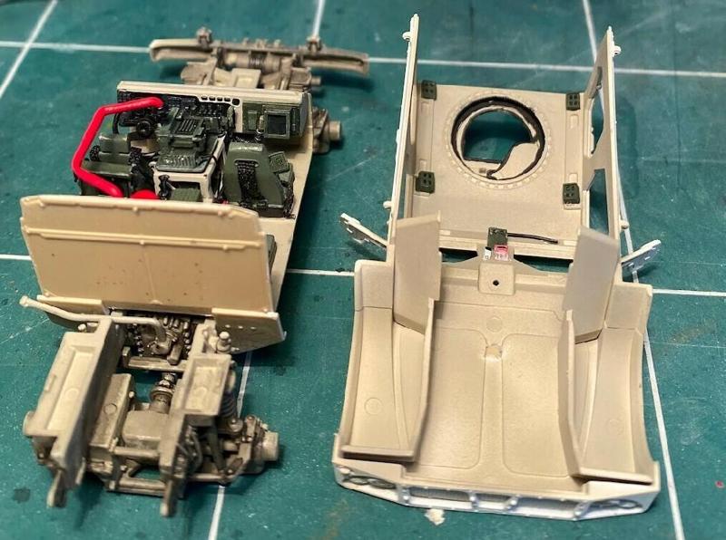 Oshkosh M-ATV Interior detailing kit1/72nd