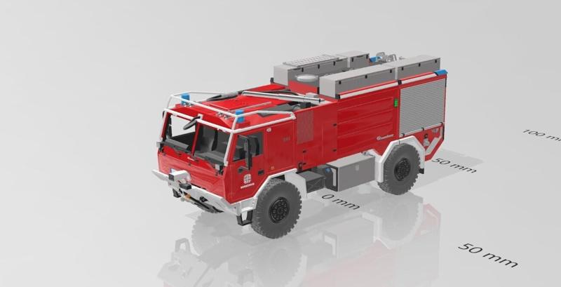FLKfz forest fire Bundeswehr fire department 1:87 H0