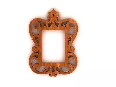 frame ornate wooden