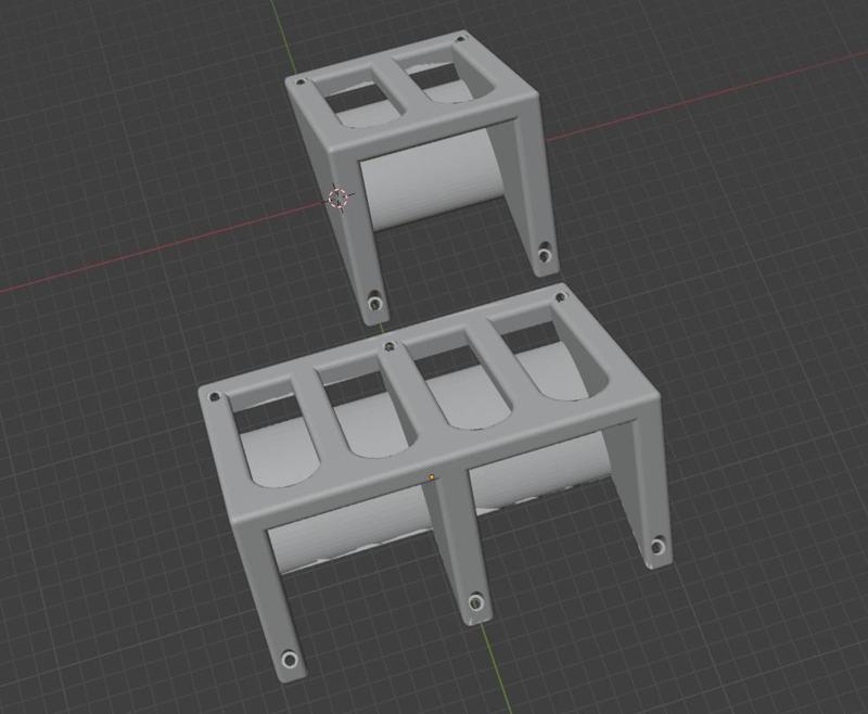 Airsoft Gun Wall Bracket Double Pack (2 or 4)