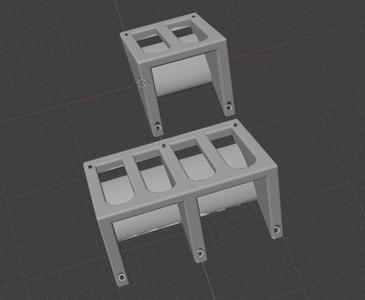 Airsoft Gun Wall Bracket Double Pack (2 or 4)