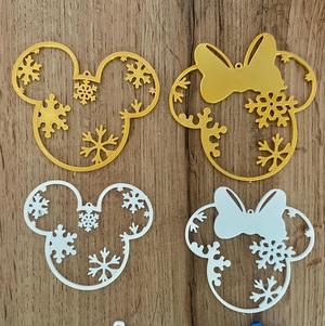 mickey and minnie christmas spheres