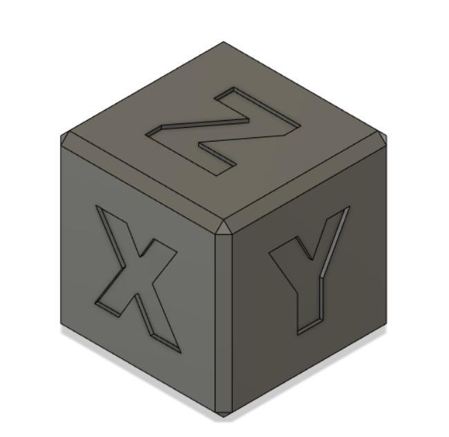 XYZ CALIBRATION CUBE 20MM