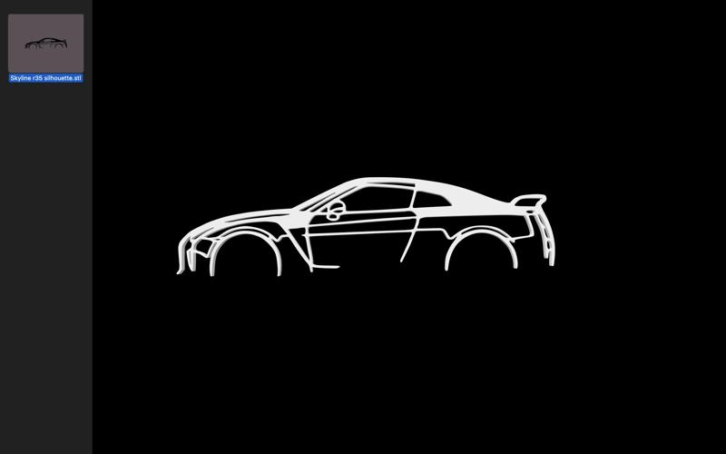Nissan gtr silhouette