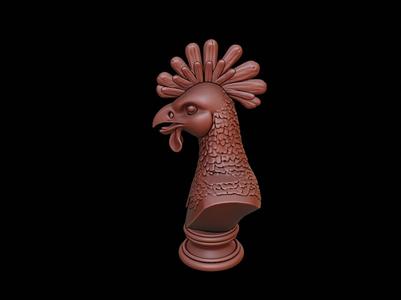 Cockatrice Beast Bust