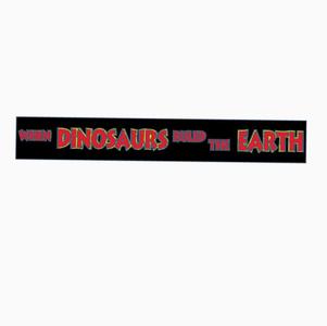 JURASSIC PARK Banner Display by MANIACMANCAVE3D
