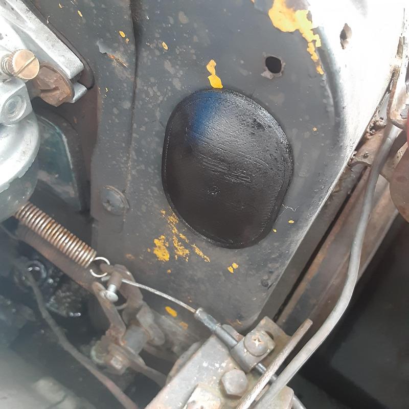 Kohler K series engine tin vent plug.