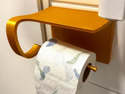Elegant toilet paper holder