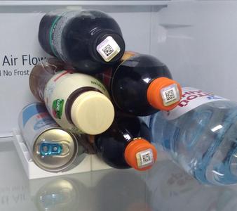 Fridge bottle holder