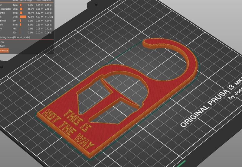 Mandalore door tag: THIS IS NOT THE WAY