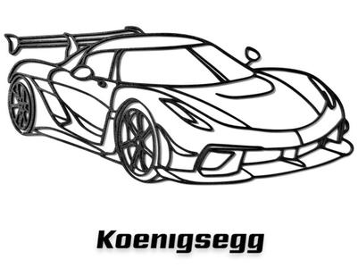 Koenigsegg Jesko Wall art 
