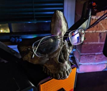 Skull Bowl Glasses Holder mod for Slotty Storage connector