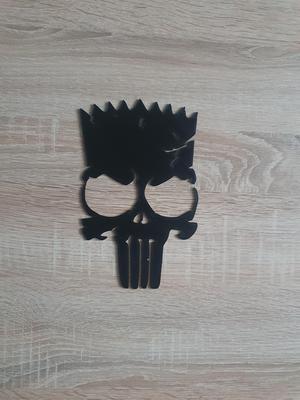 Bart Simpson Punisher Wall Decor