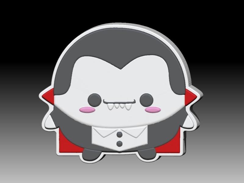 CUTE DRACULA SOLID SHAMPOO AND MOLD FOR SOAP PUMP