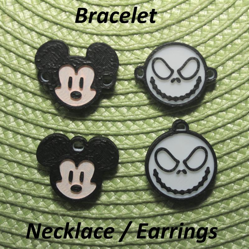 4 Disney #2 Necklaces, Bracelets, Earrings, Jewelry