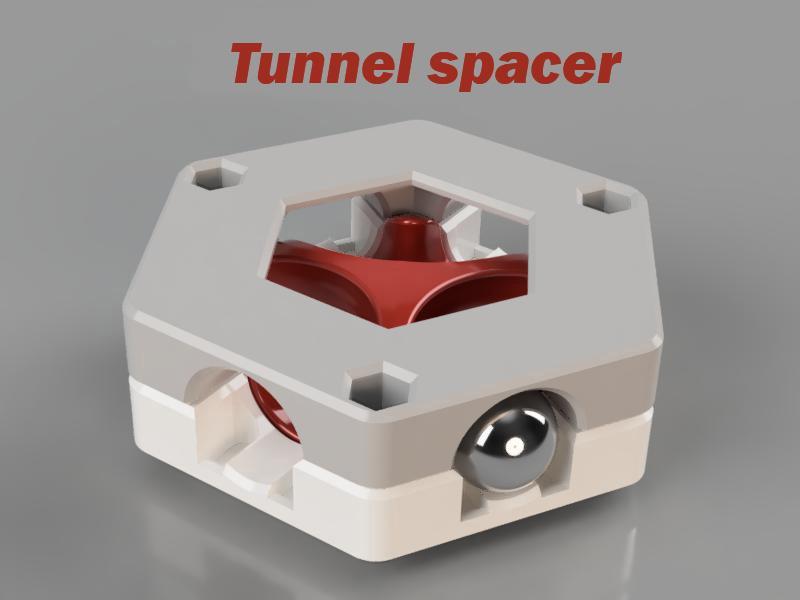 Gravitrax tunnel spacer