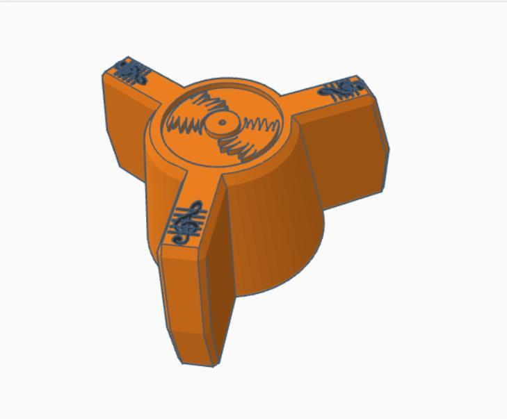 45 Record Adapters  Prusa knob