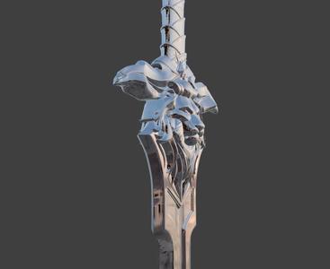 Replica King Llane's Sword - World of Warcraft - Detailed Modeling - 3D Models for 3D Printing