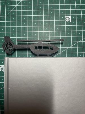 Helicopter bookmark