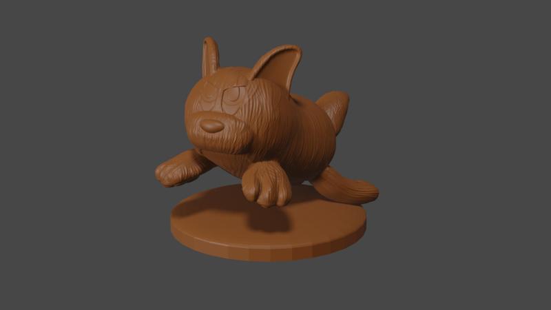 Kirby inspired, Awoofy, Tabletop DnD miniature