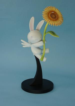 Clamp Wish bunny with flower anime manga