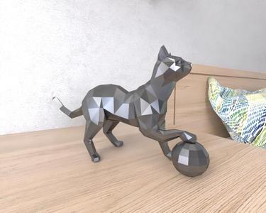 Cat Lowpoly