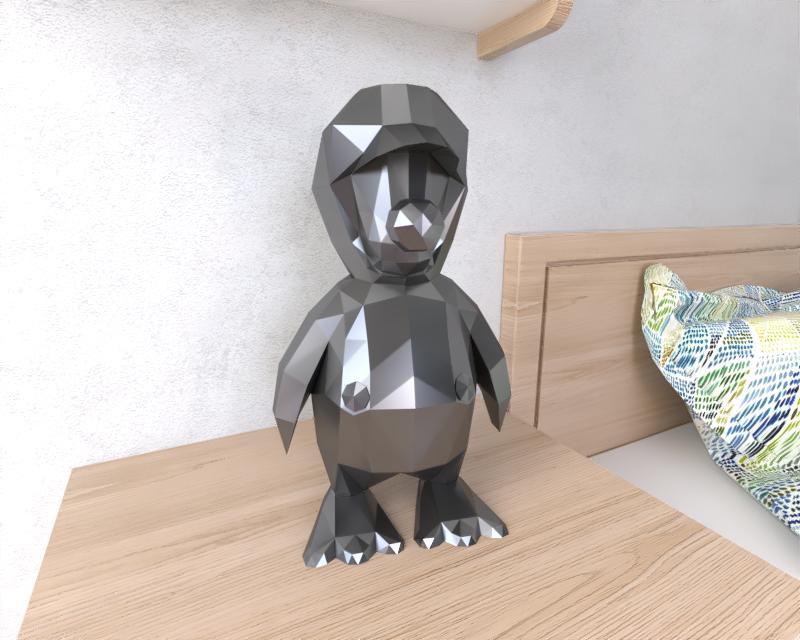 Penguin Luigi Lowpoly