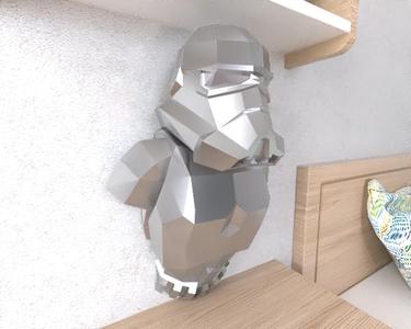 Stormtrooper Wall LowPoly