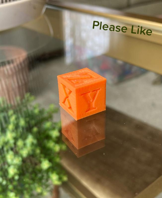 XYZ Calibration Cube